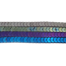 Arrowhead Hematite Beads 6mm 16" Strand
