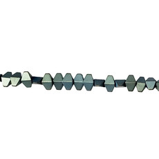 Diamond Hematite Beads 6mm 16" Strand