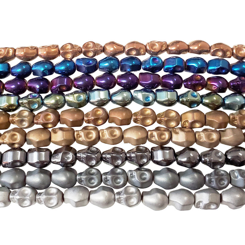 10mm Round Hematite Beads 16 Strand (40 pcs.)-hem-10