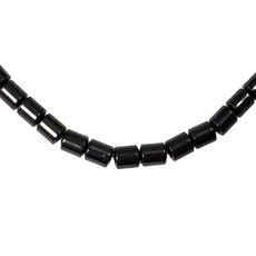 Tube Hematite Bead 4x5mm 16" Strand