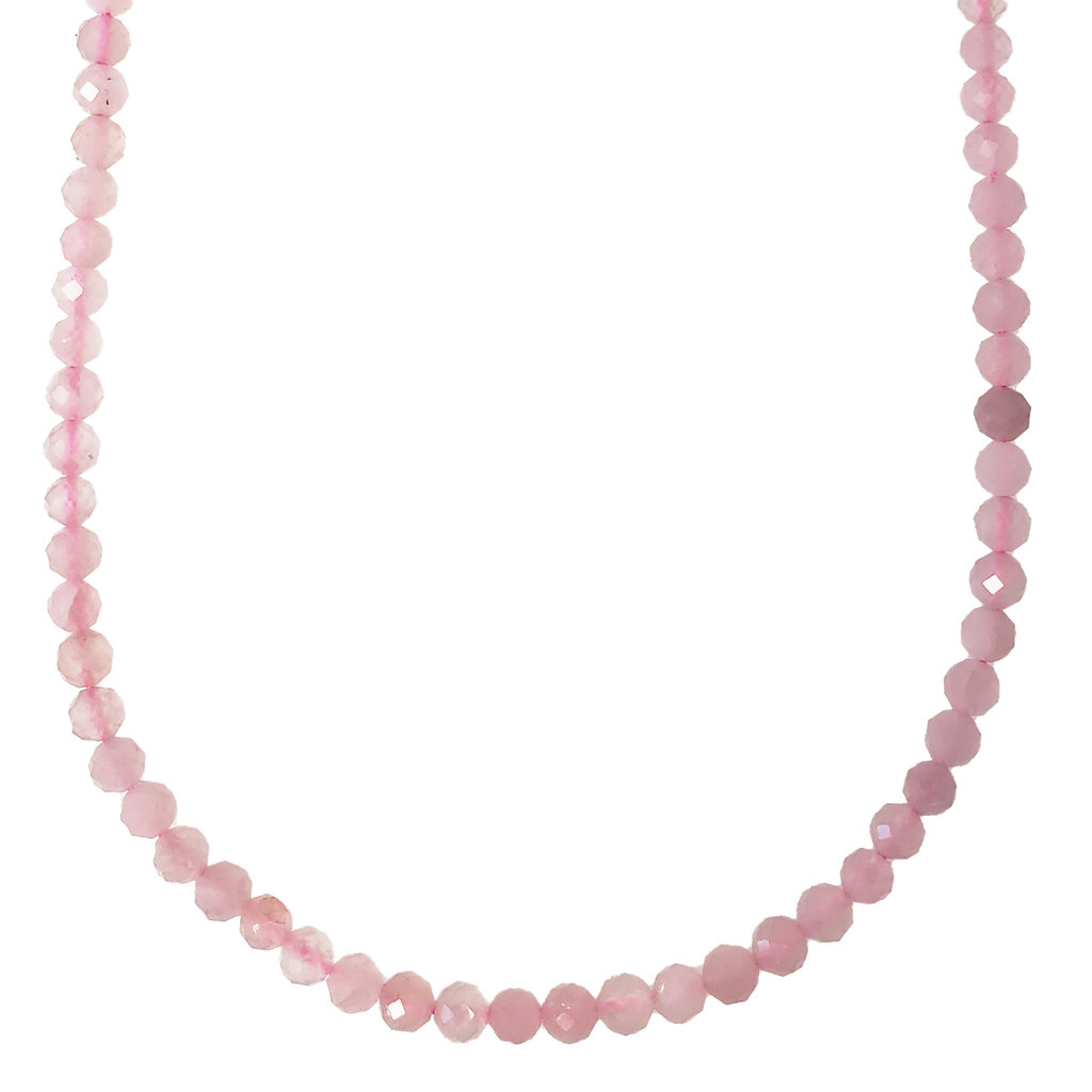 Bead World Rose Quartz Faceted 16" Strand