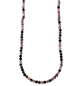 Bead World Tourmaline Faceted 16" Strand