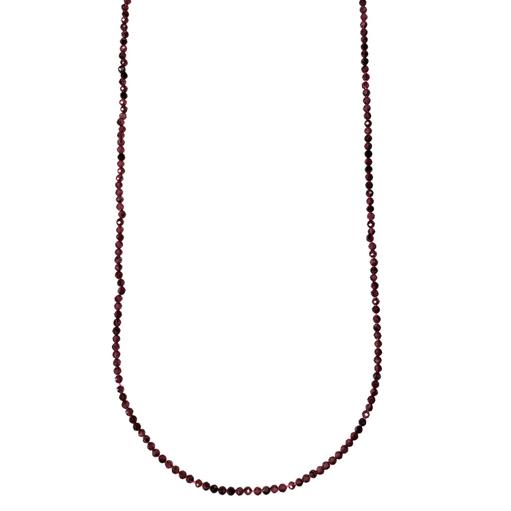 Bead World Garnet Faceted 16" Strand