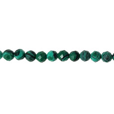 Bead World Malachite Faceted 16" Strand