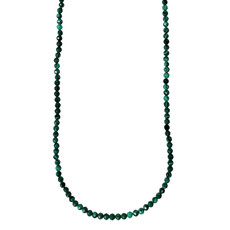 Bead World Malachite Faceted 16" Strand