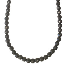 Bead World Pyrite Faceted 16" Strand