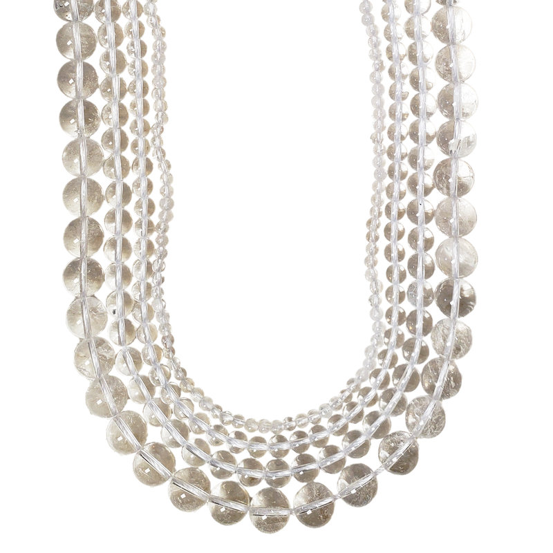 Bead World Crystal Quartz 16" Strand