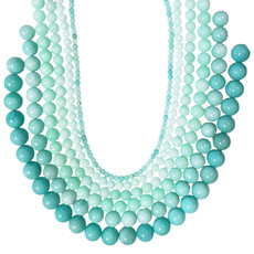 Bead World Green Amazonite  16" Strand