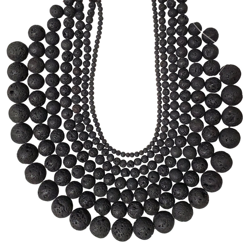Lava Beads 16" Strand