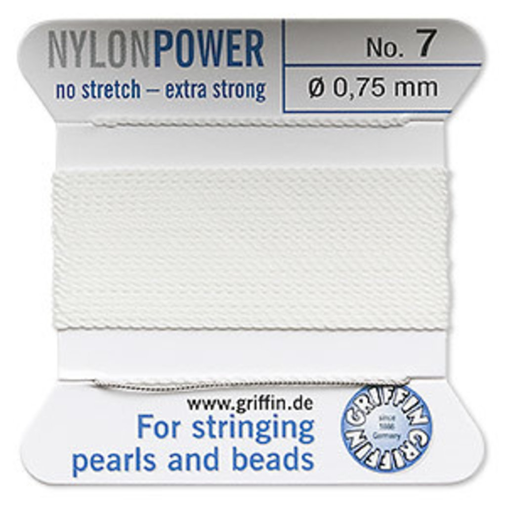 Nylon Thread Thread Nylon White #7 2Yd