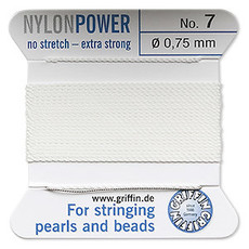 Nylon Thread Thread Nylon White #7 2Yd