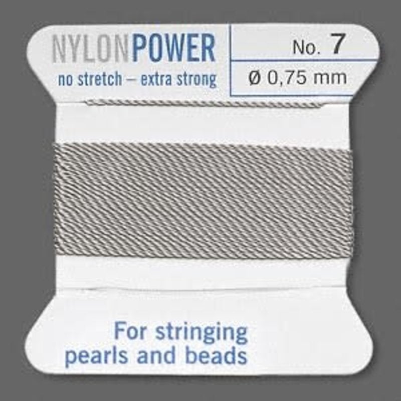 Nylon Thread Thread Nylon Grey #7 2Yd