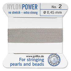 Nylon Thread Thread Nylon Grey #2 2Yd