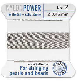 Nylon Thread Thread Nylon Grey #2 2Yd