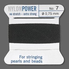 Nylon Thread Thread Nylon Black #7 2Yrds