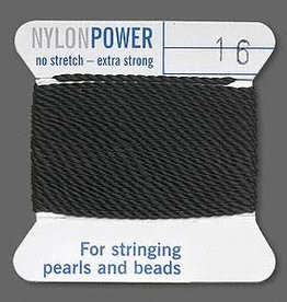 Nylon Thread Thread Nylon Black #16 2Yrds