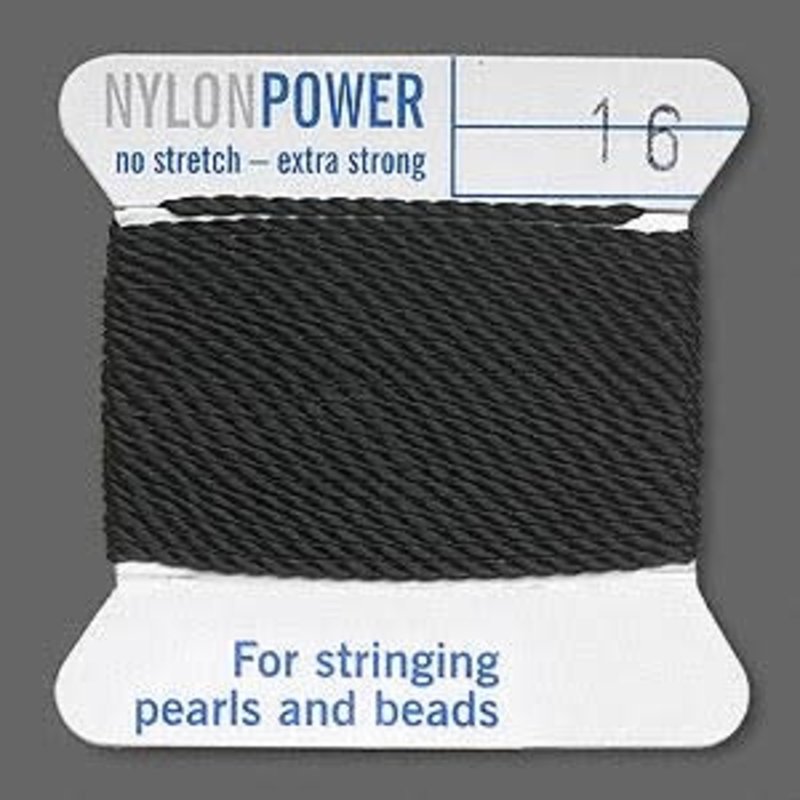 Nylon Thread Thread Nylon Black #16 2Yrds