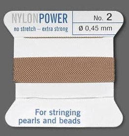 Nylon Thread Thread Nylon Beige #2 2Yrds