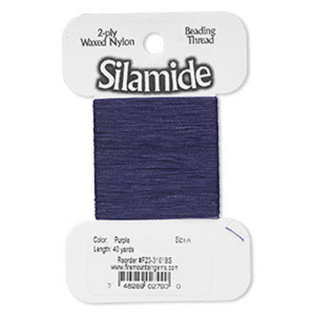 Silamide Silamide Thread Purple 40Yd