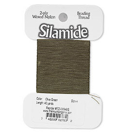 Silamide Silamide Thread Olive Grn 40Yd