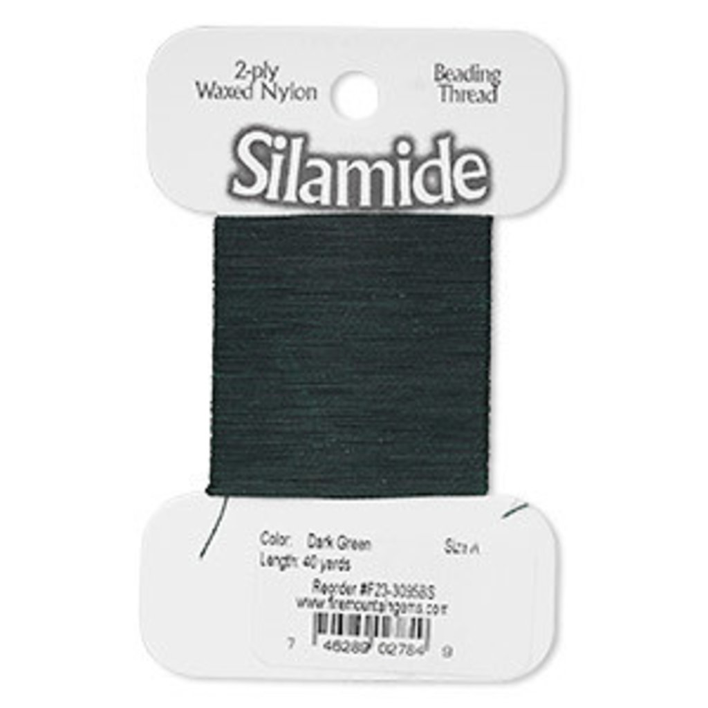 Silamide Silamide Thread Dk Green 40Yd