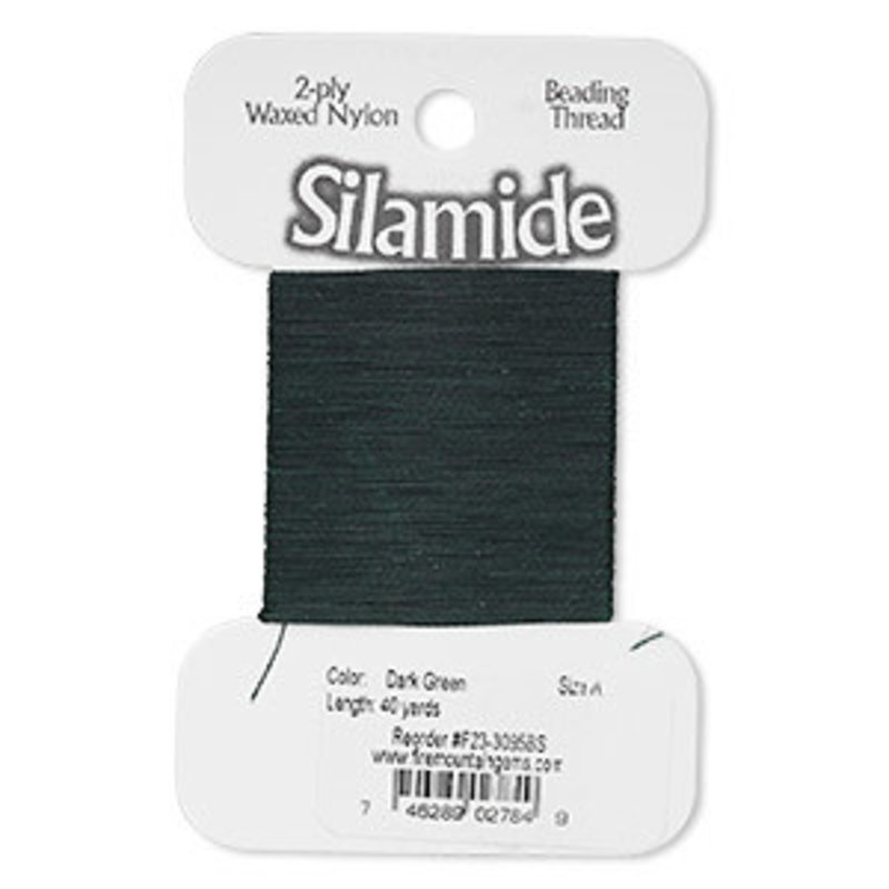 Silamide Silamide Thread Dk Green 40Yd