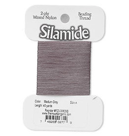 Silamide Silamide Thread Med Grey 40Yd