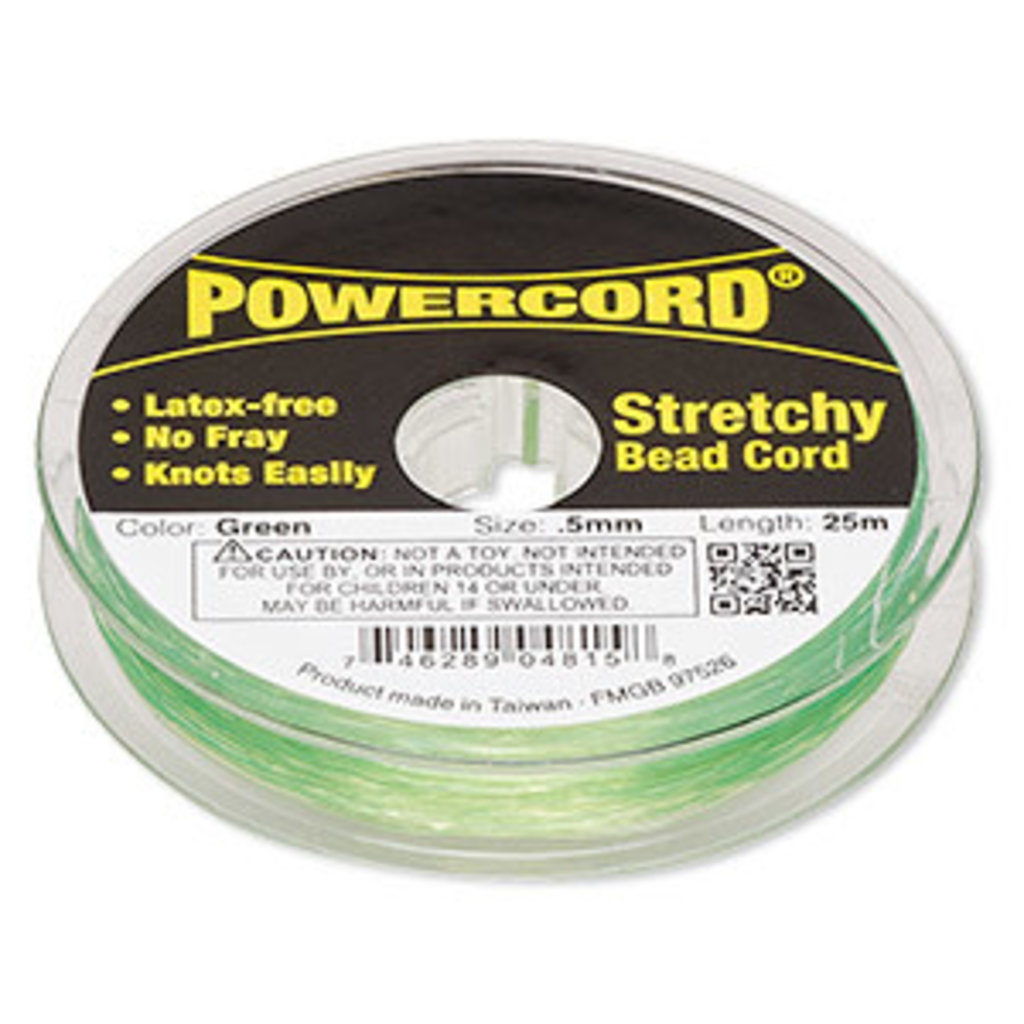 Powercord Powercord Green .5Mm 25M