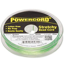 Powercord Powercord Green .5Mm 25M