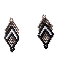 Miyuki Delica Beaded Pendant 2Pcs #36