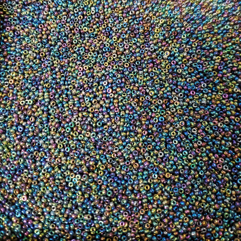 MJB #15  MJB Seed Beads  50gr  pkg  Metallic Blue