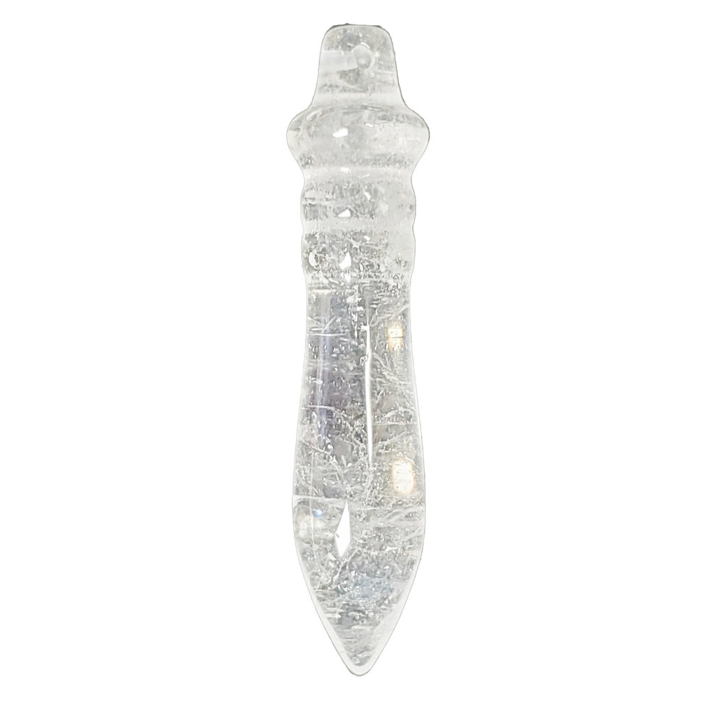 Clear Quartz Sword 2" Pendant