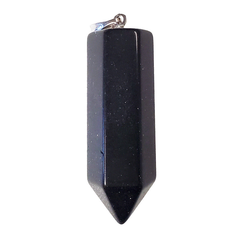 Blue Sandstone Point 1.5" Pendant