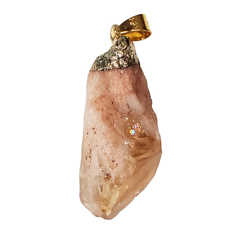 Raw Citrine Pendant