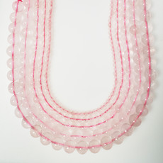 Yiwu Stones Ice Rose Quartz 16" Strand