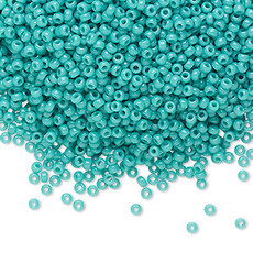 Miyuki #11 Rocaille Seed Bead Opaque Turquoise Green 25gms