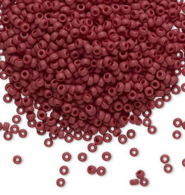 Miyuki #11 Rocaille Seed Bead Opaque Matte Currant 25gms