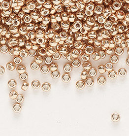 Rocaille #11 Rocaille Seed Bead Opaque Galvanized  Champagne 25gms