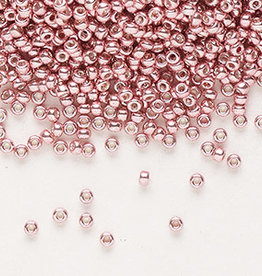 Miyuki #11 Rocaille Seed Bead Opaque Galvanized Pink Blush 25gms