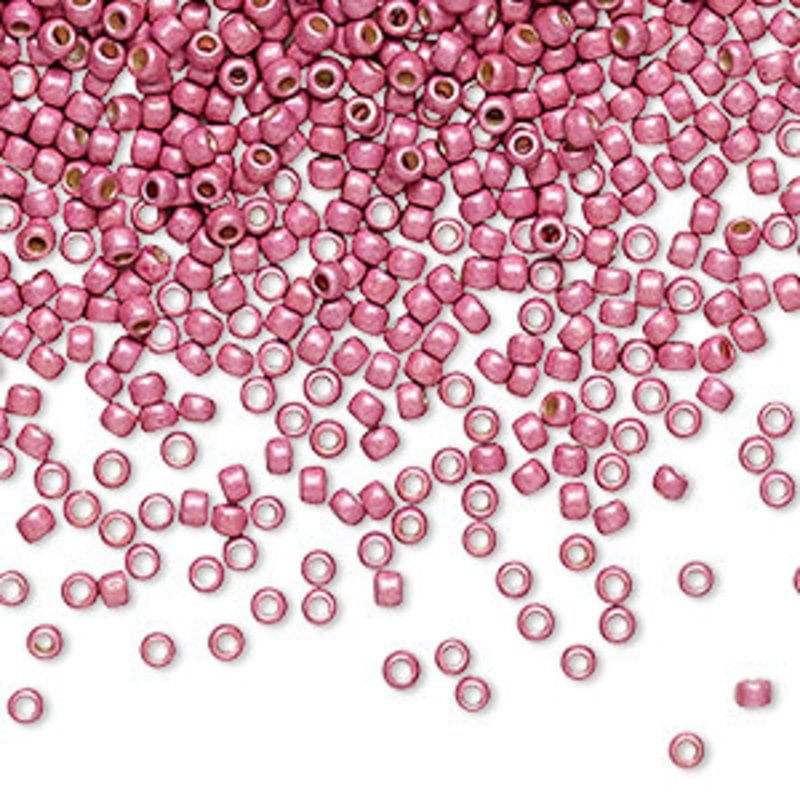 Toho Toho#11 PermaFinish Opaque Matte Galvanized Pink Lilac A3030 7.5gms