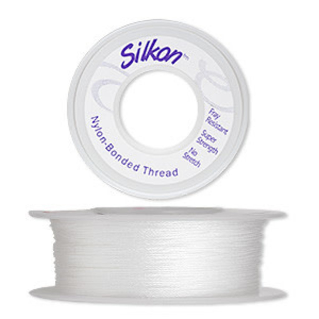 White Nylon Beading Thread, Thread for Beadwork