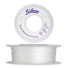 Silkon Silkon Nylon-Bonded Thread Medium-Weight #2 White 20Yd.