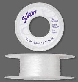 Silkon Silkon Nylon-Bonded Thread Light-Weight #1 White 20Yd.