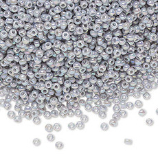 Rocaille #11 Rocaille Seed Bead Opaque Rainbow Ghost Grey 25gms