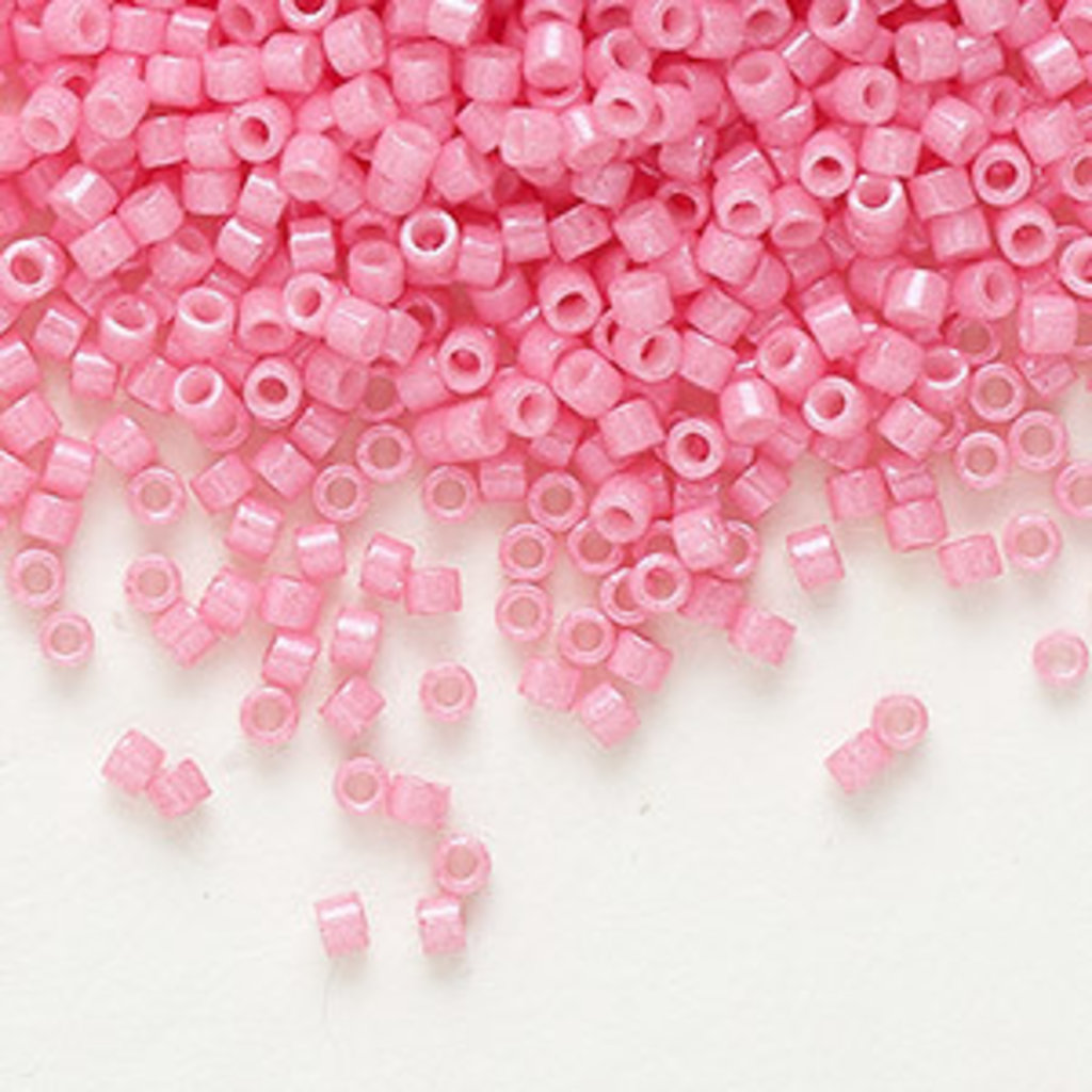 Miyuki Delica  #11 Opaque Carnation Pink Db1371 7.5 gram vial