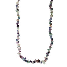 Fluorite Gemstone Chips 32" Strand