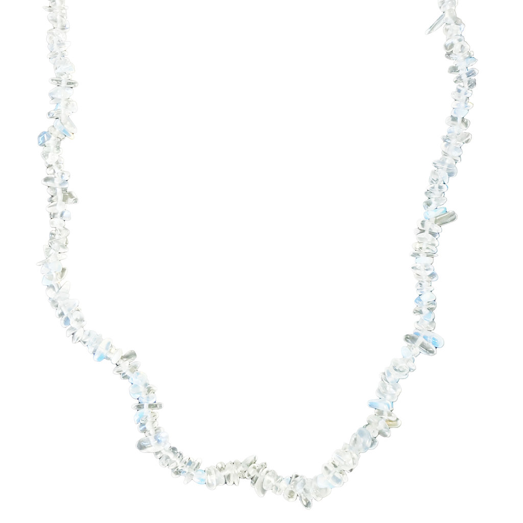 Opalite Gemstone Chips 32" Strand