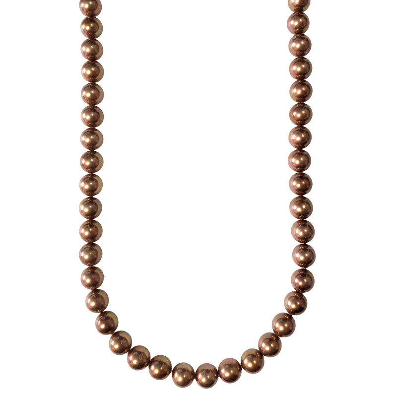 Bronze Shell Pearl 16" Strand 10mm