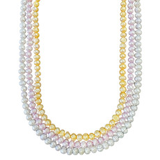 Small Ringed Fresh Water Pearl 16" Strand 6-8mm