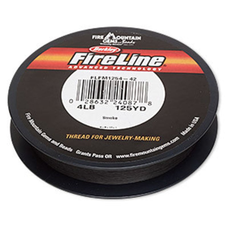 Fireline - Smoke - 4lb, 6lb & 8lb - 50 yards - Beadessence